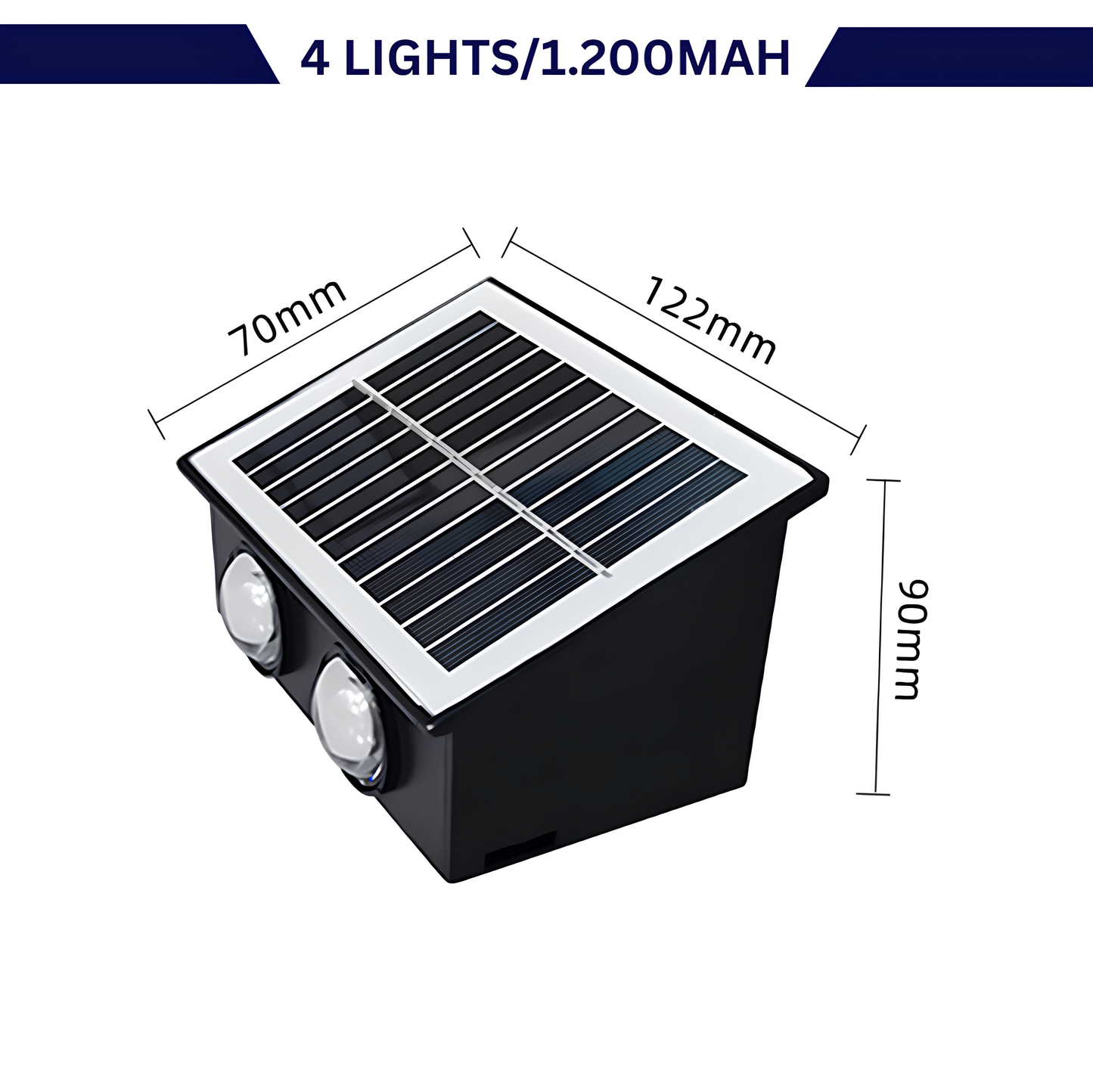 Innovybe™ IP65 Solar Wall Light