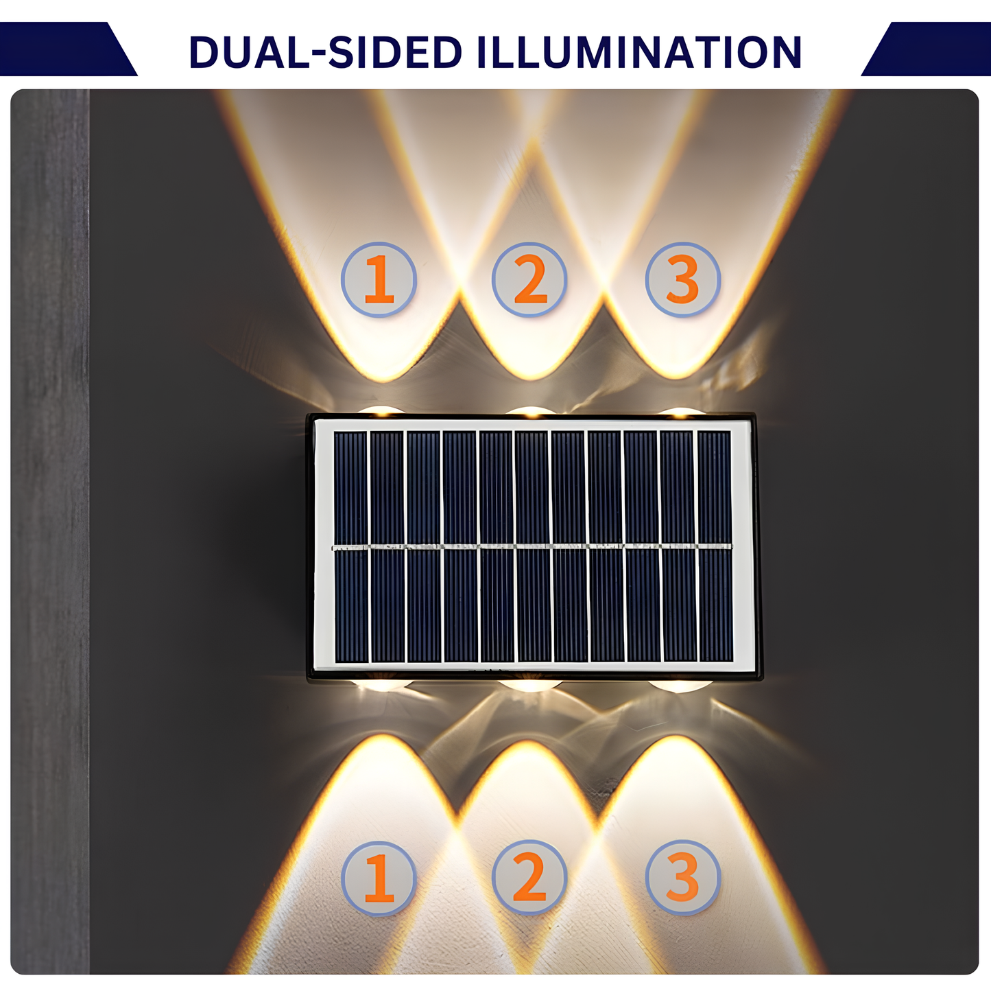 Innovybe™ IP65 Solar Wall Light