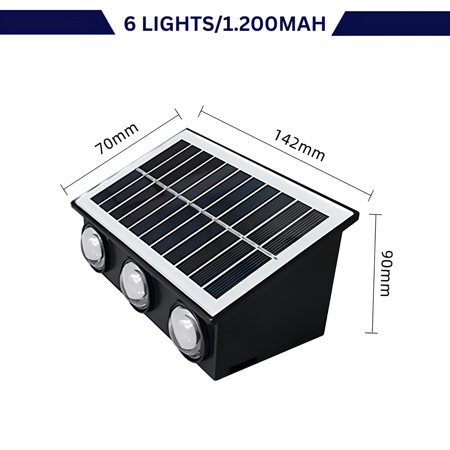 Innovybe™ IP65 Solar Wall Light