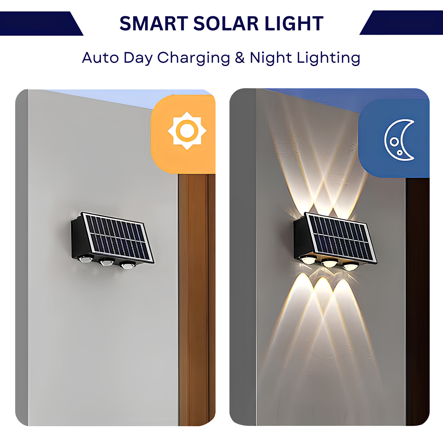 Innovybe™ IP65 Solar Wall Light