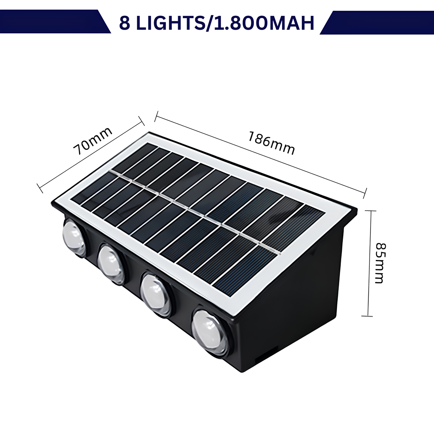Innovybe™ IP65 Solar Wall Light