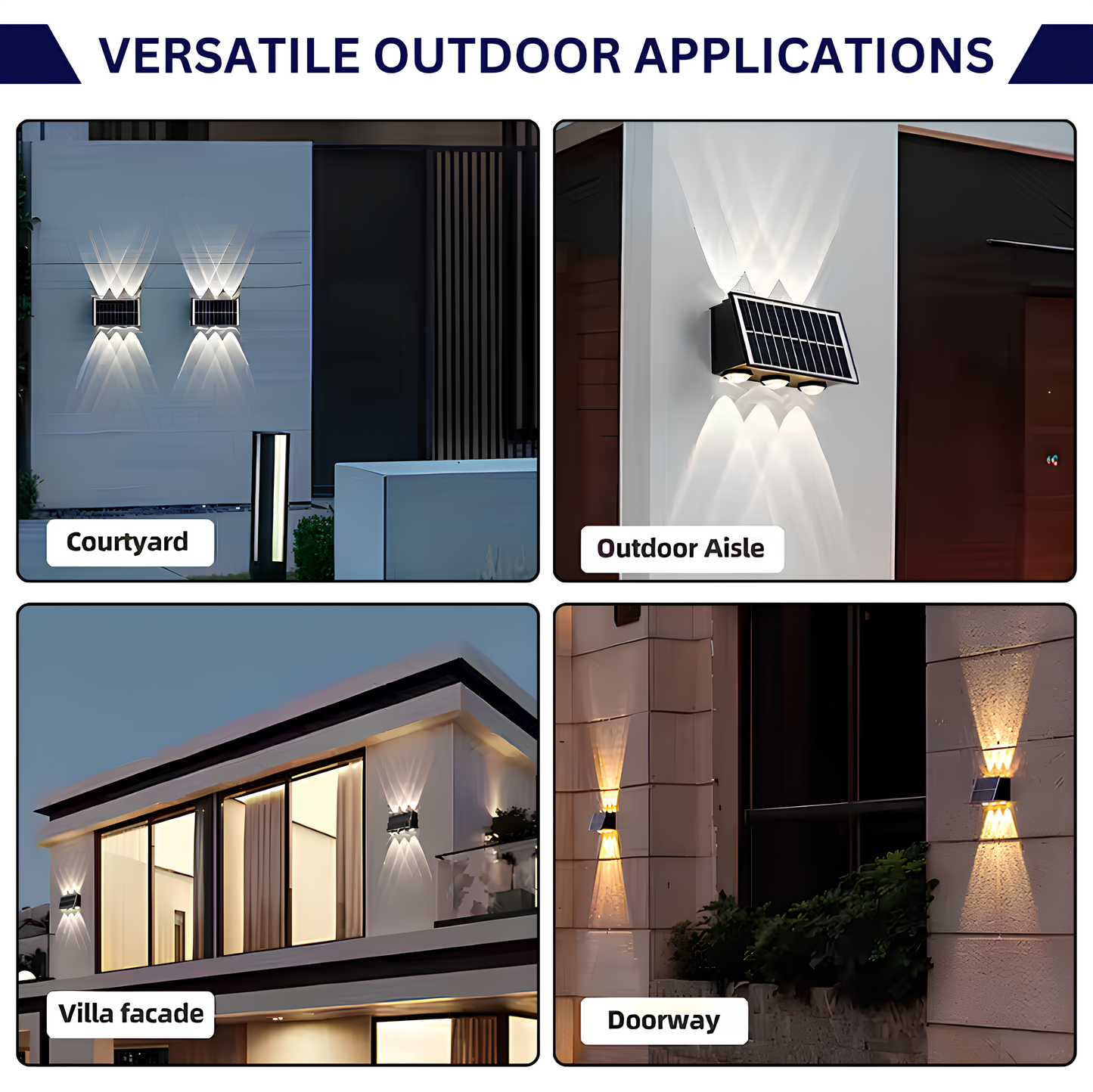 Innovybe™ IP65 Solar Wall Light