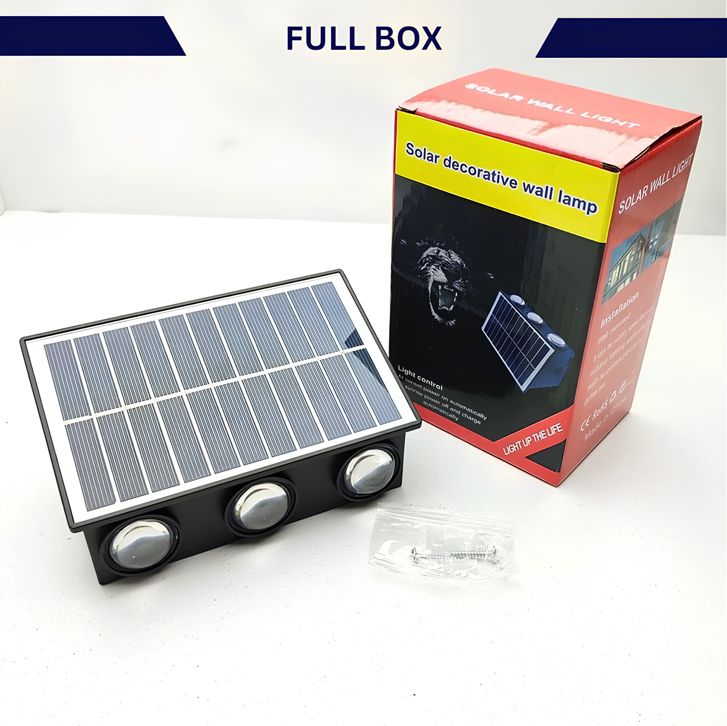 Innovybe™ IP65 Solar Wall Light
