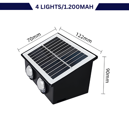 Innovybe™ IP65 Solar Wall Light