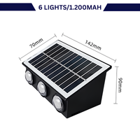 6 lights - 1.200mAh