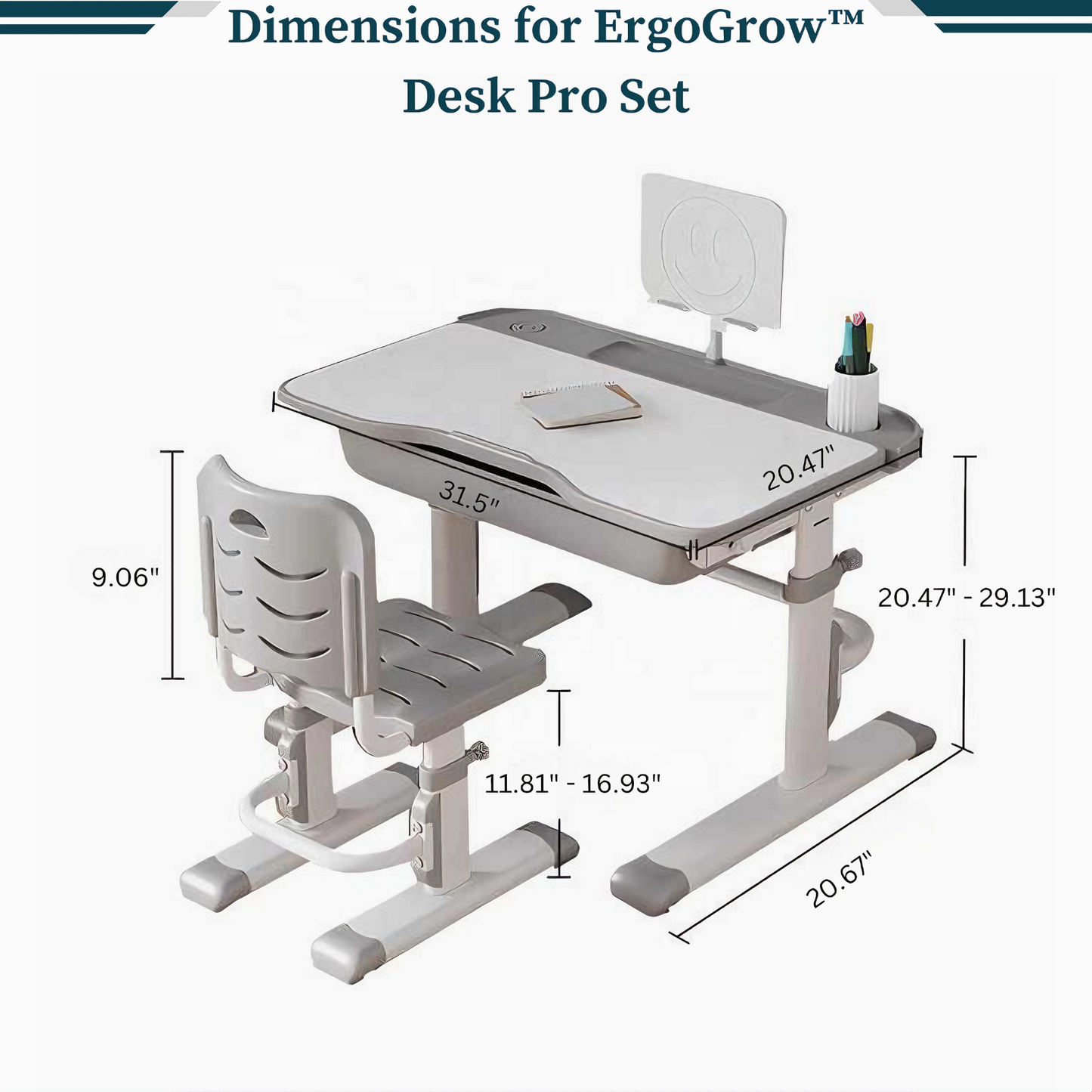 ErgoGrow™ Desk Pro Set